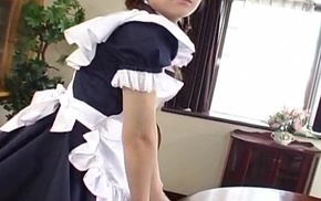 Naughty Natsumi is a hot Oriental maid getting into cosplay sexual relations